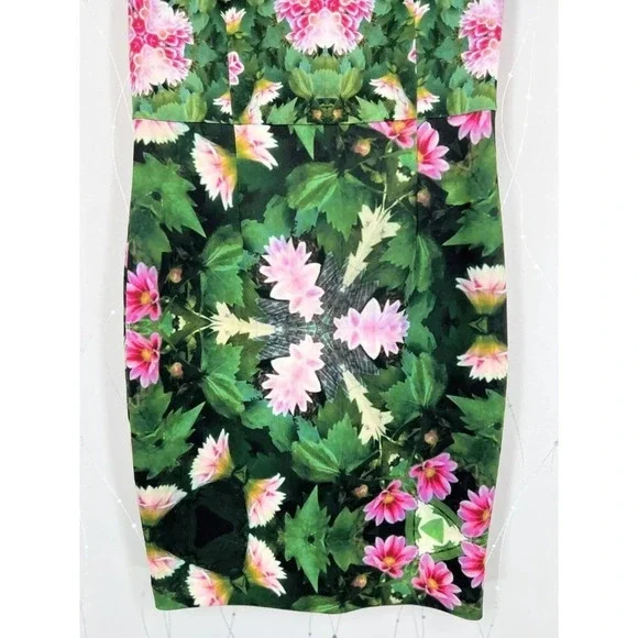 Ted Baker London Green Floral Sheath Dress $385 - Picture 7 of 13